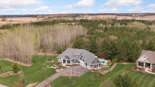 Nestled in mature trees for ample privacy