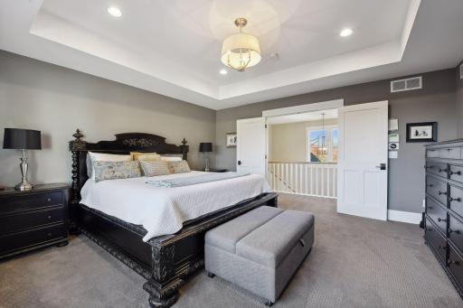 The double doors welcome you into a spacious and tranquil retreat