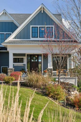 Beautifully landscaped transitional-cottage home built in 2017.