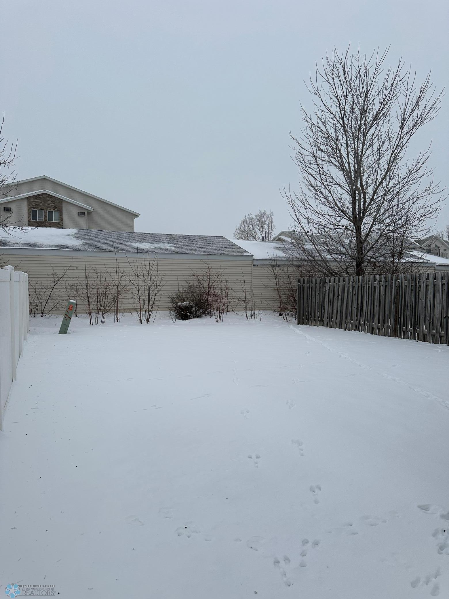 Partially fenced - 2 sides