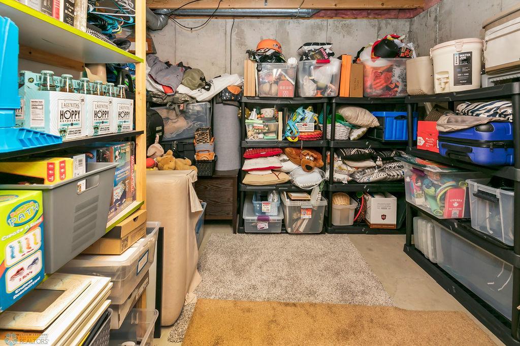 Dedicated storage room!