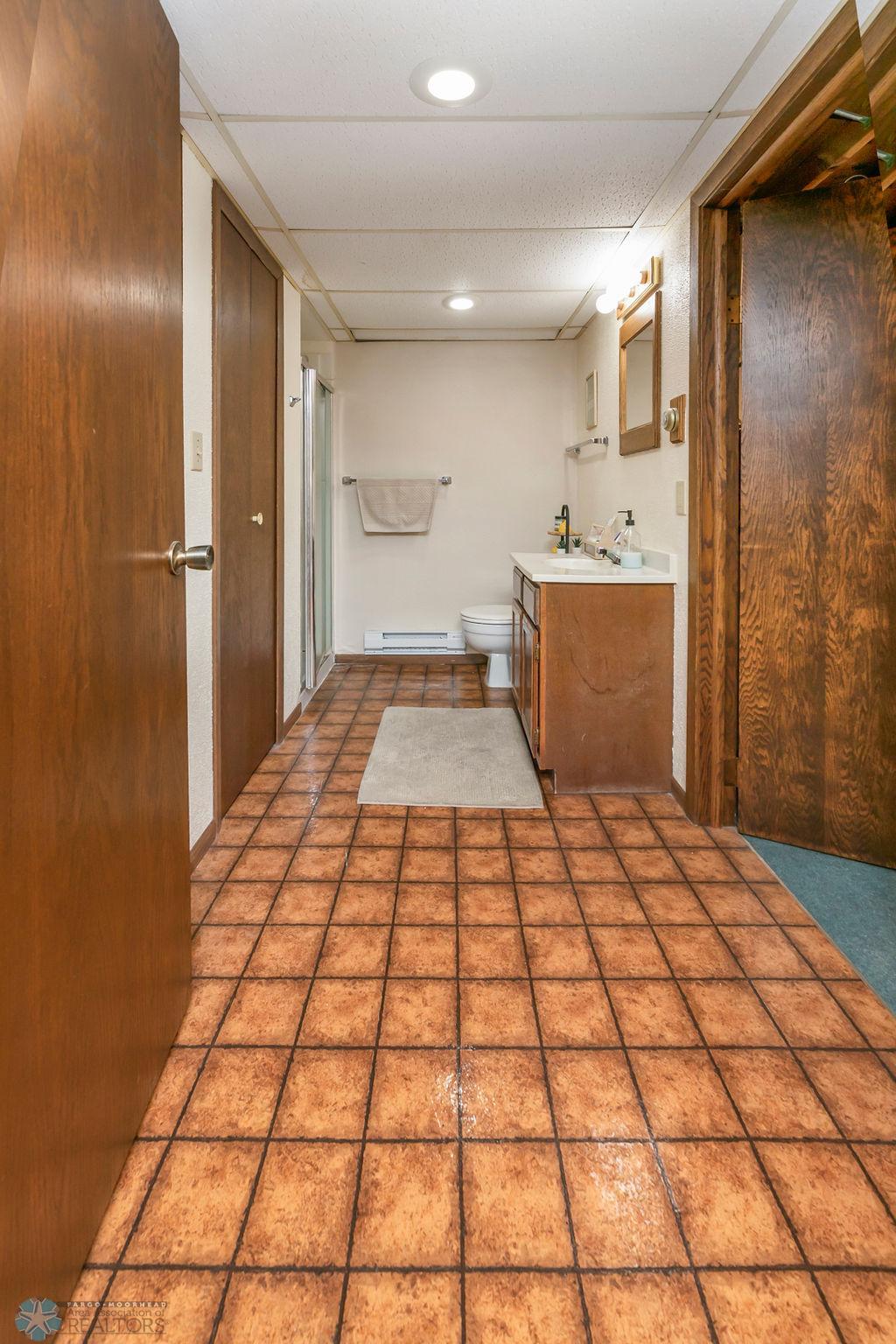 3/4 basement bathroom