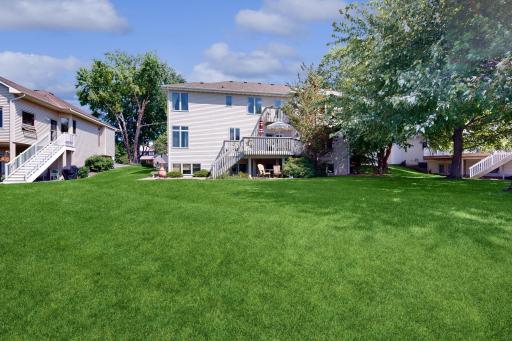 Large yard will allow for those summer games.