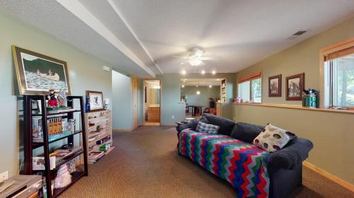 Entertaining in the lower level is easy with all the amenities