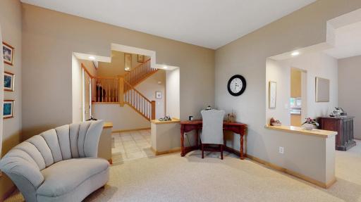 Formal living room could be used as a home office if needed.