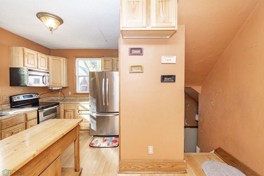 Kitchen and Side Entry from Dining Room
