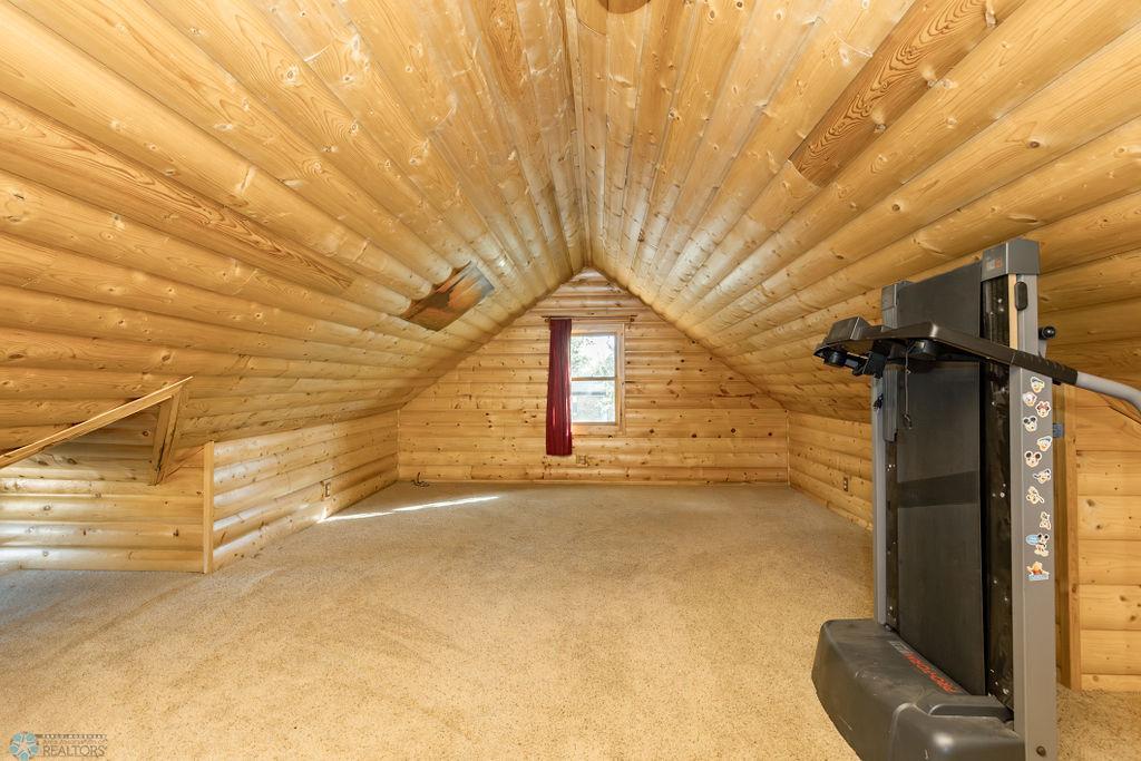Finished Attic - Great Bonus Space or Work from Home Area