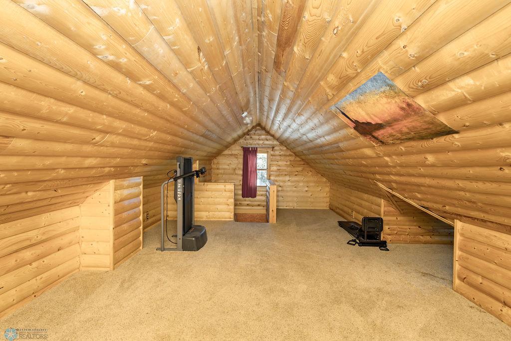 Finished Attic - Great Bonus Space or Work from Home Area