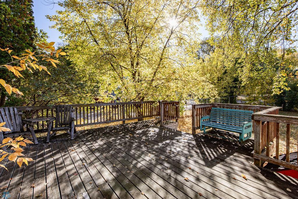 Large Deck Facing South