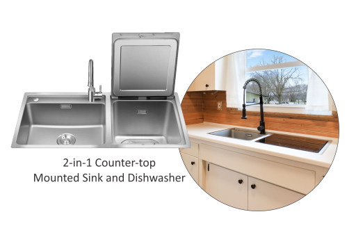 2 in 1 Sink Dishwasher