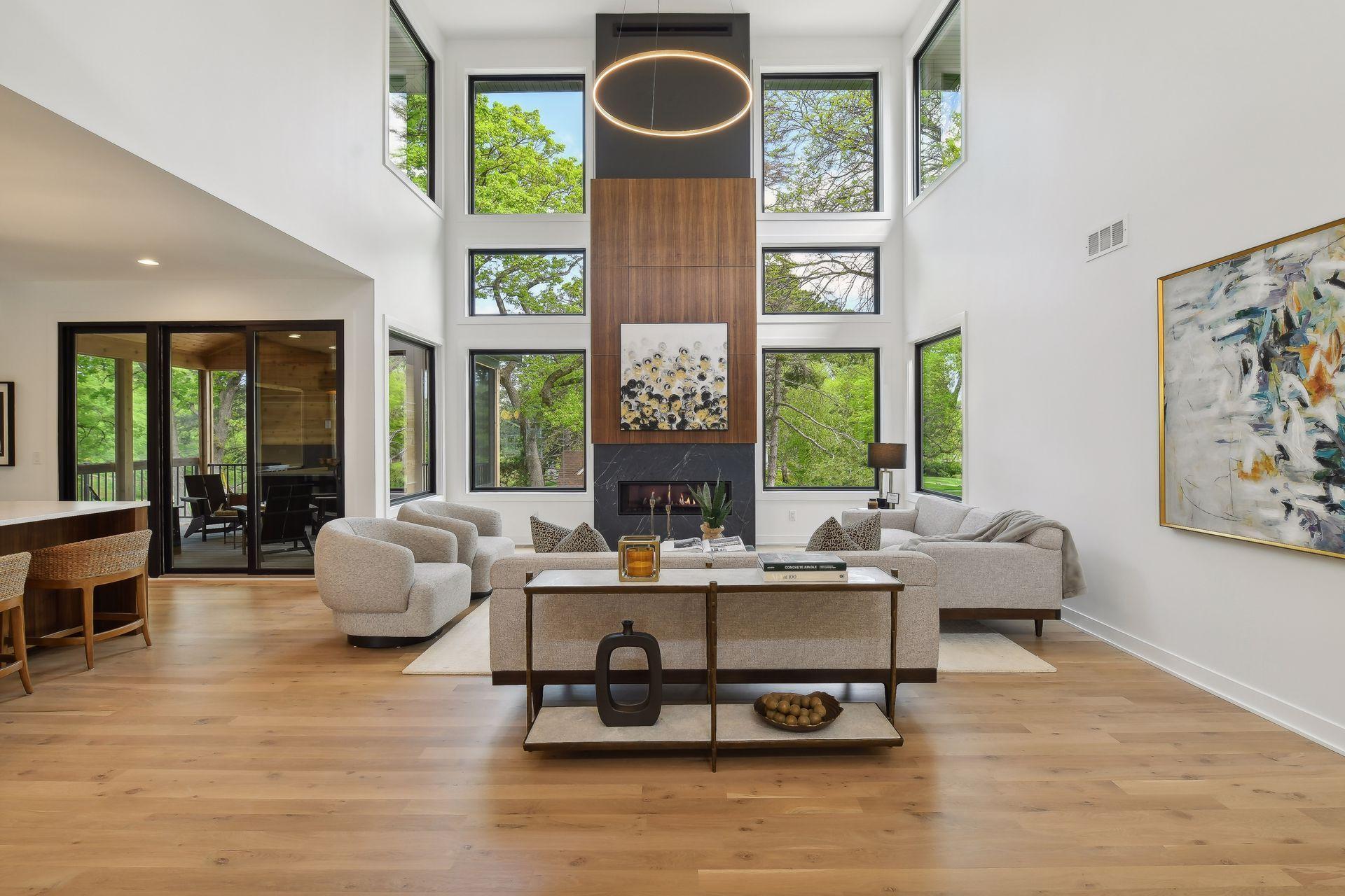 Architectural details highlight sophistication throughout the home’s thoughtful design.