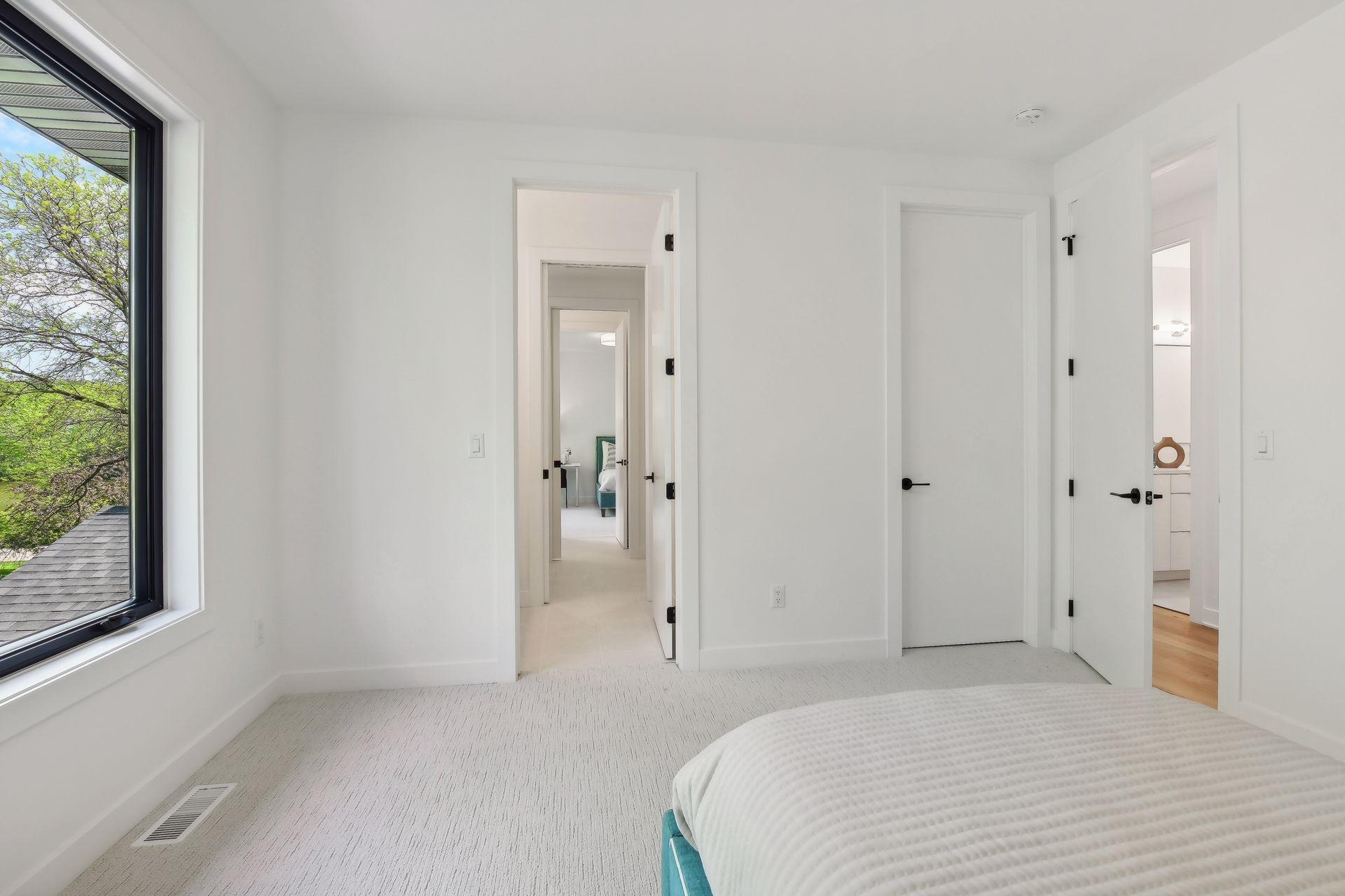 An ideal Jack and Jill Design with expansive light rooms and generous closets