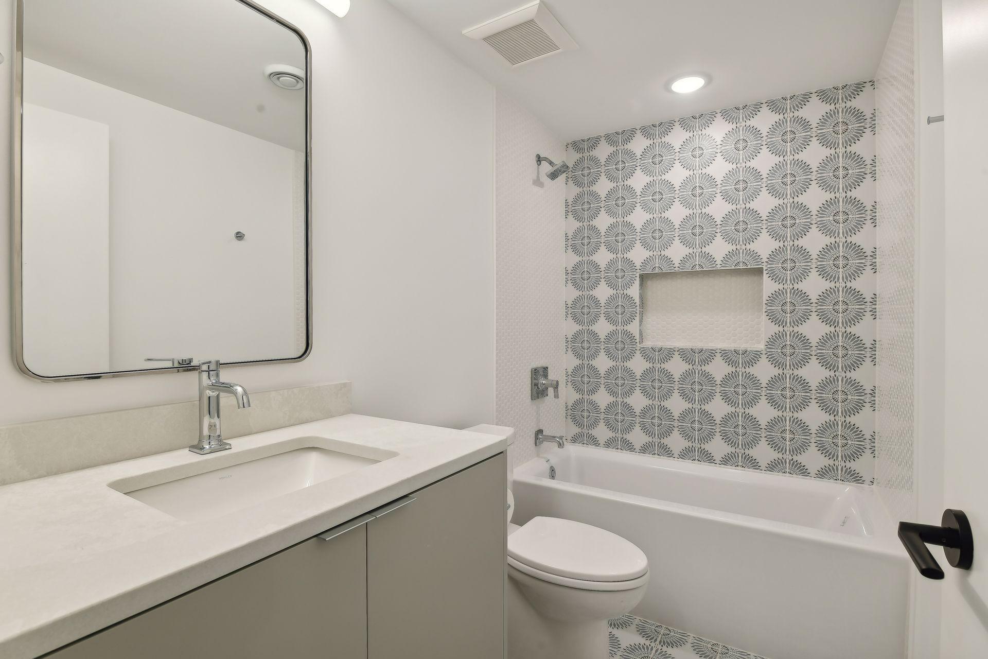 Dedicated au pair suite includes private entrance for added flexibility.