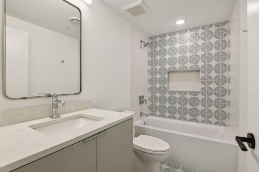 Dedicated au pair suite includes private entrance for added flexibility.