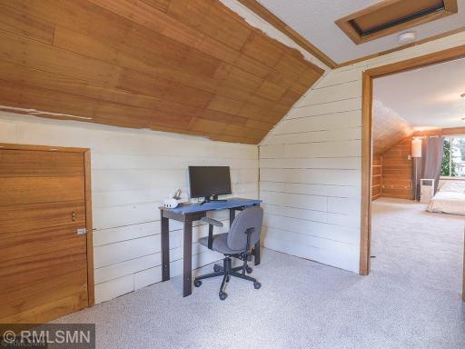 Upper level office loft