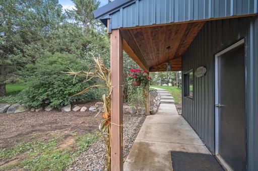 Fall Pics of Barn porch and heated tack room/office entrance