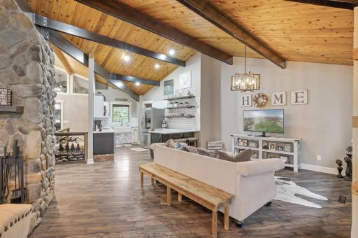 Relax in 1 of the 2 living rooms on main level