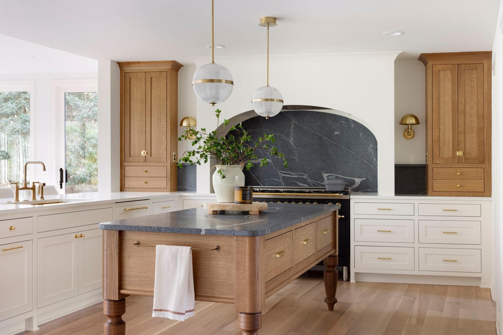 This incredible kitchen design is one of our recent most favorite transformations and is a must see.