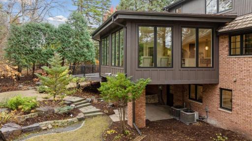 The addition offers extraordinary natural light into the home.