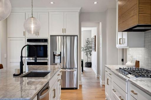 Alt Gourmet Kitchen View into Formal Dining