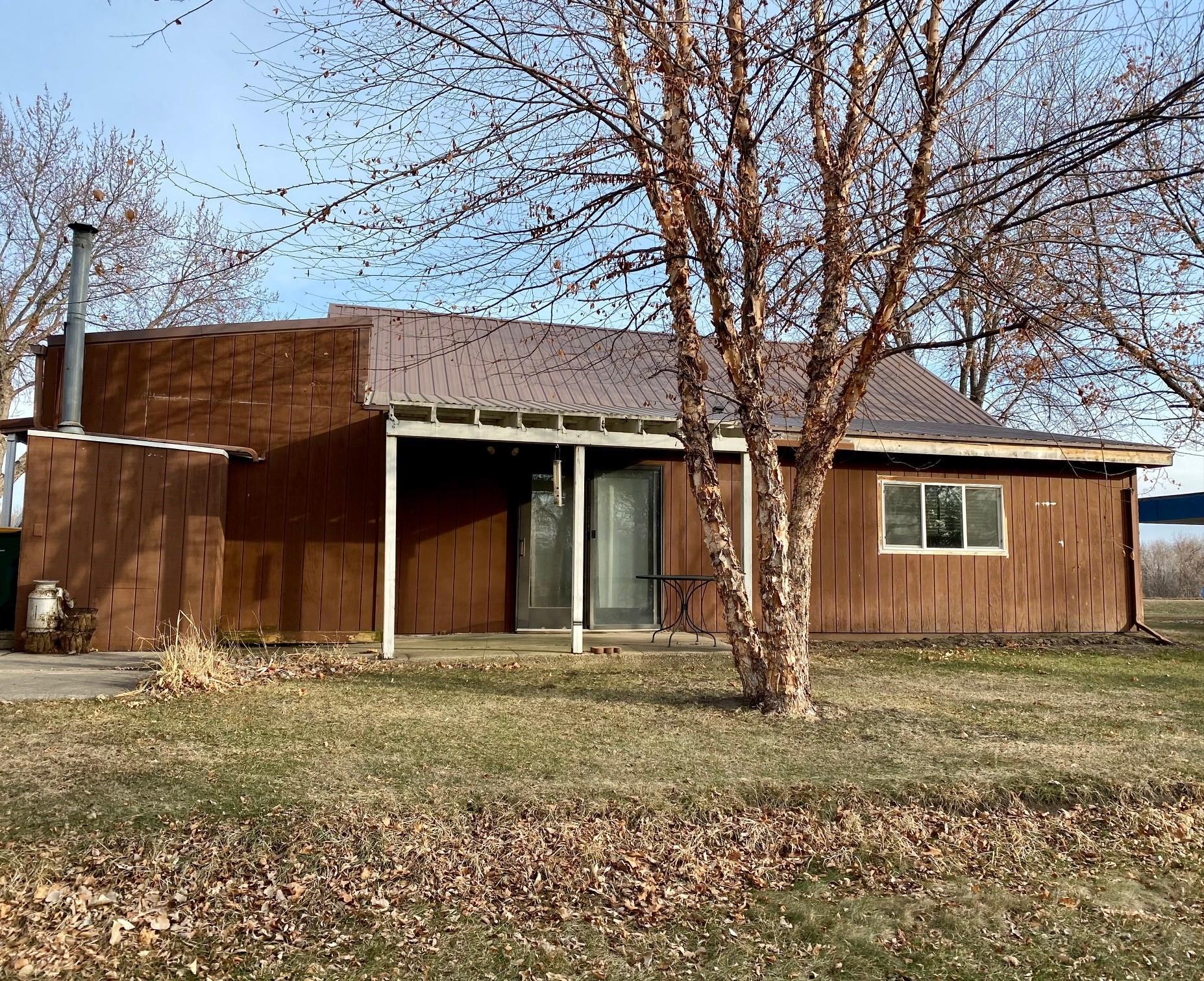 back view of office