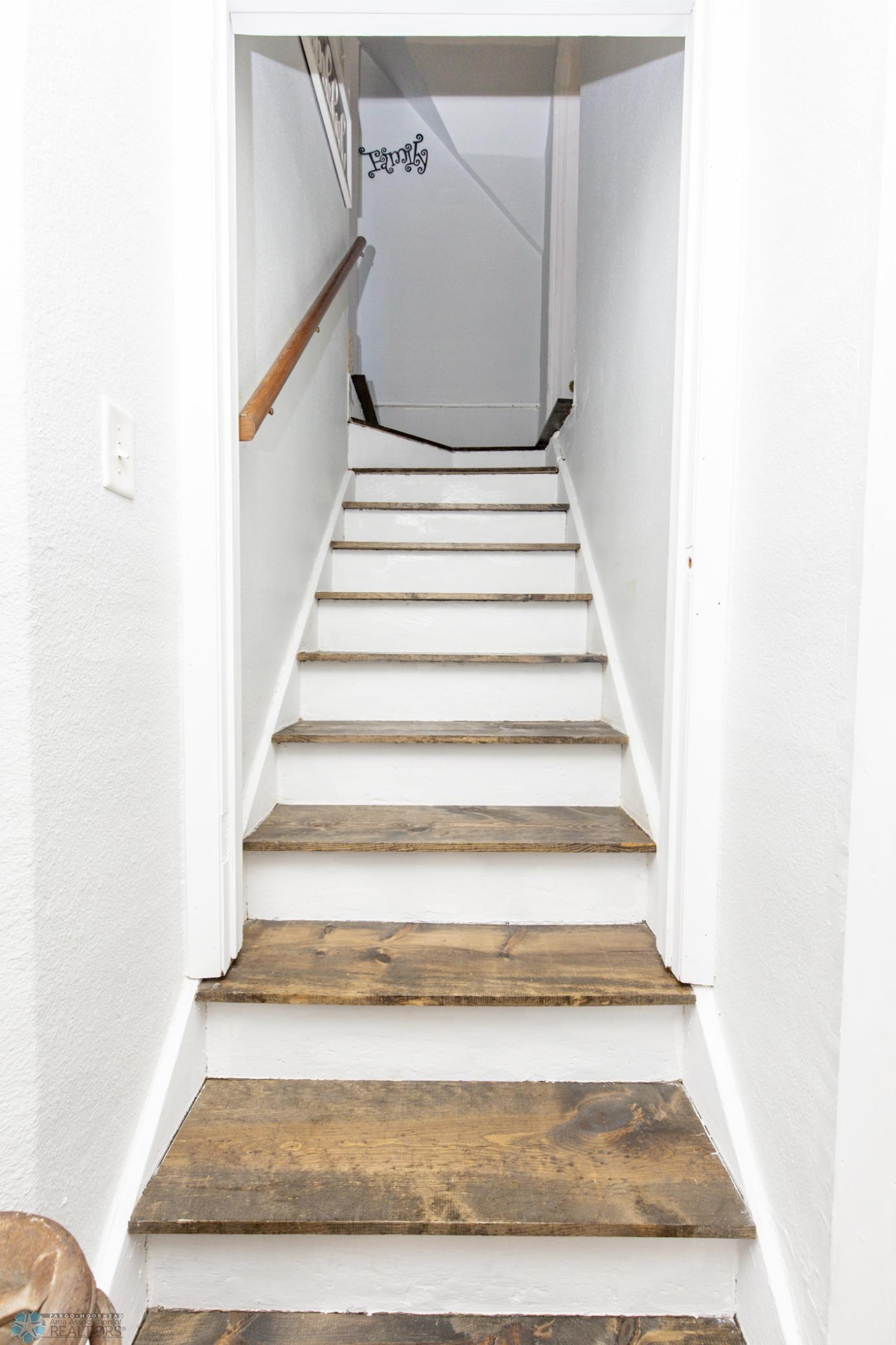 Stairs to second level