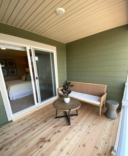 Your own outdoor oasis just off the primary bedroom. *Photos of model home, finishes and options will vary.