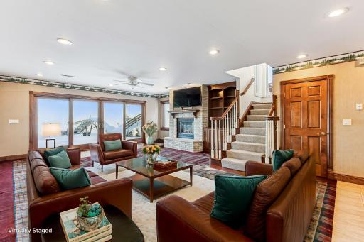 Lower Level Family Room (Virtually Staged)