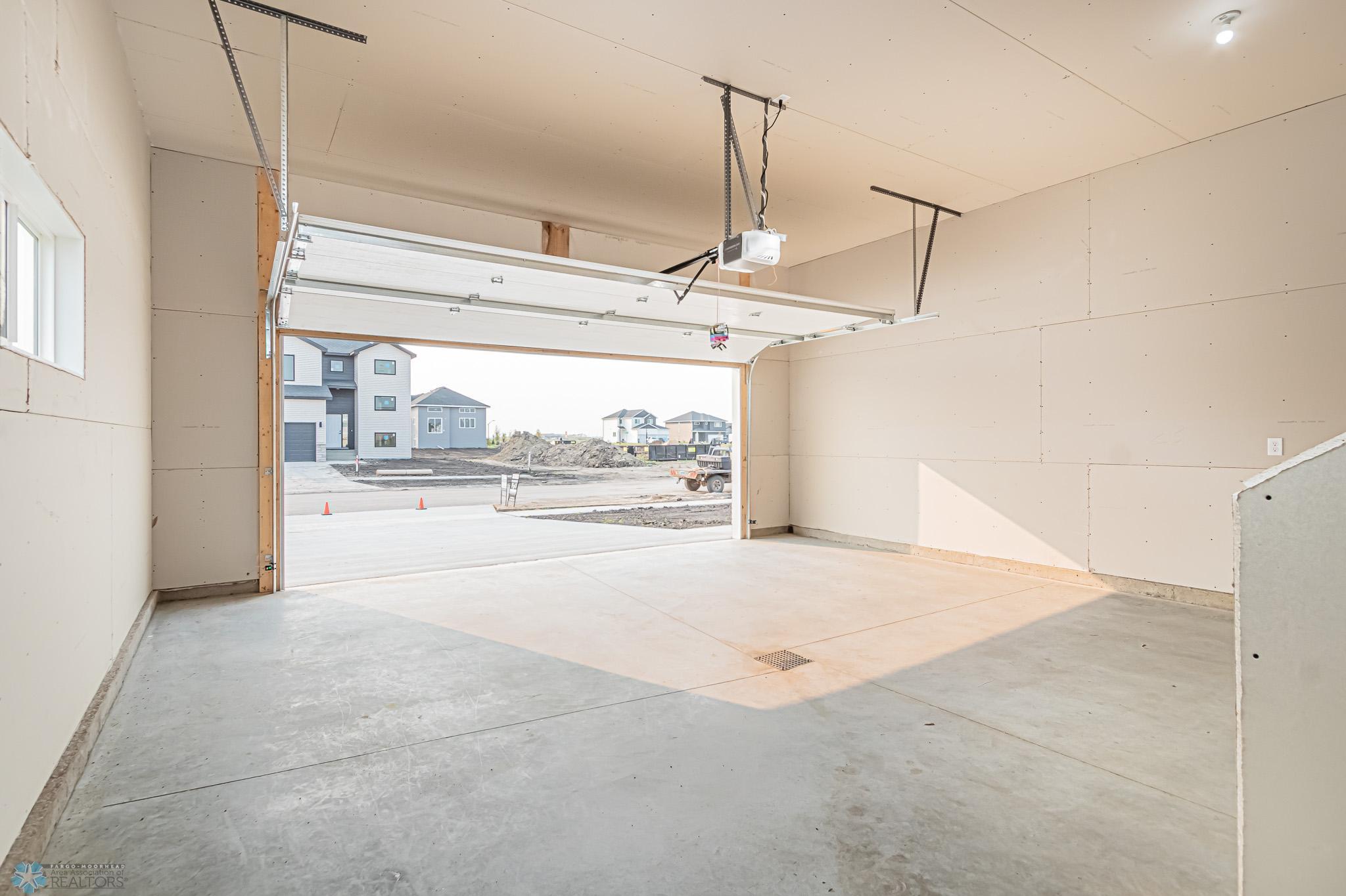 Garage with Floor Drain
