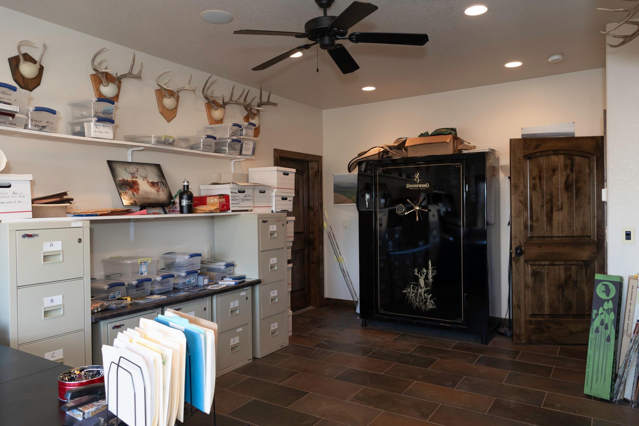 Gun safe in office