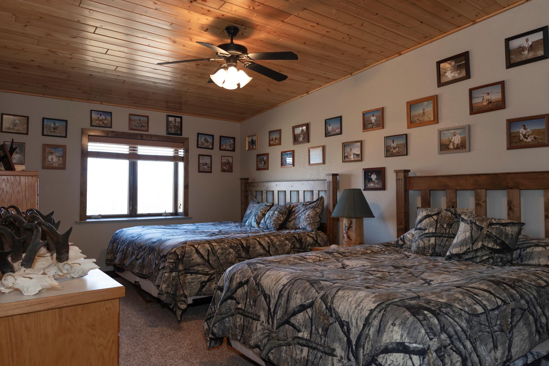 3rd bedroom with king and queen