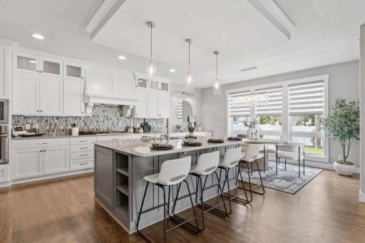 You will find plenty of cabinet space for all your cooking needs.