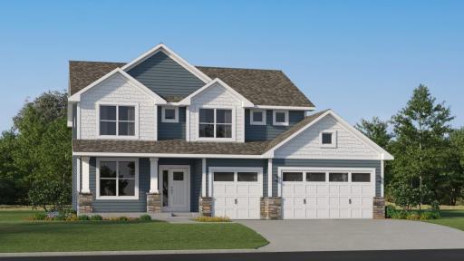 Artist rendering of the home, features will vary.