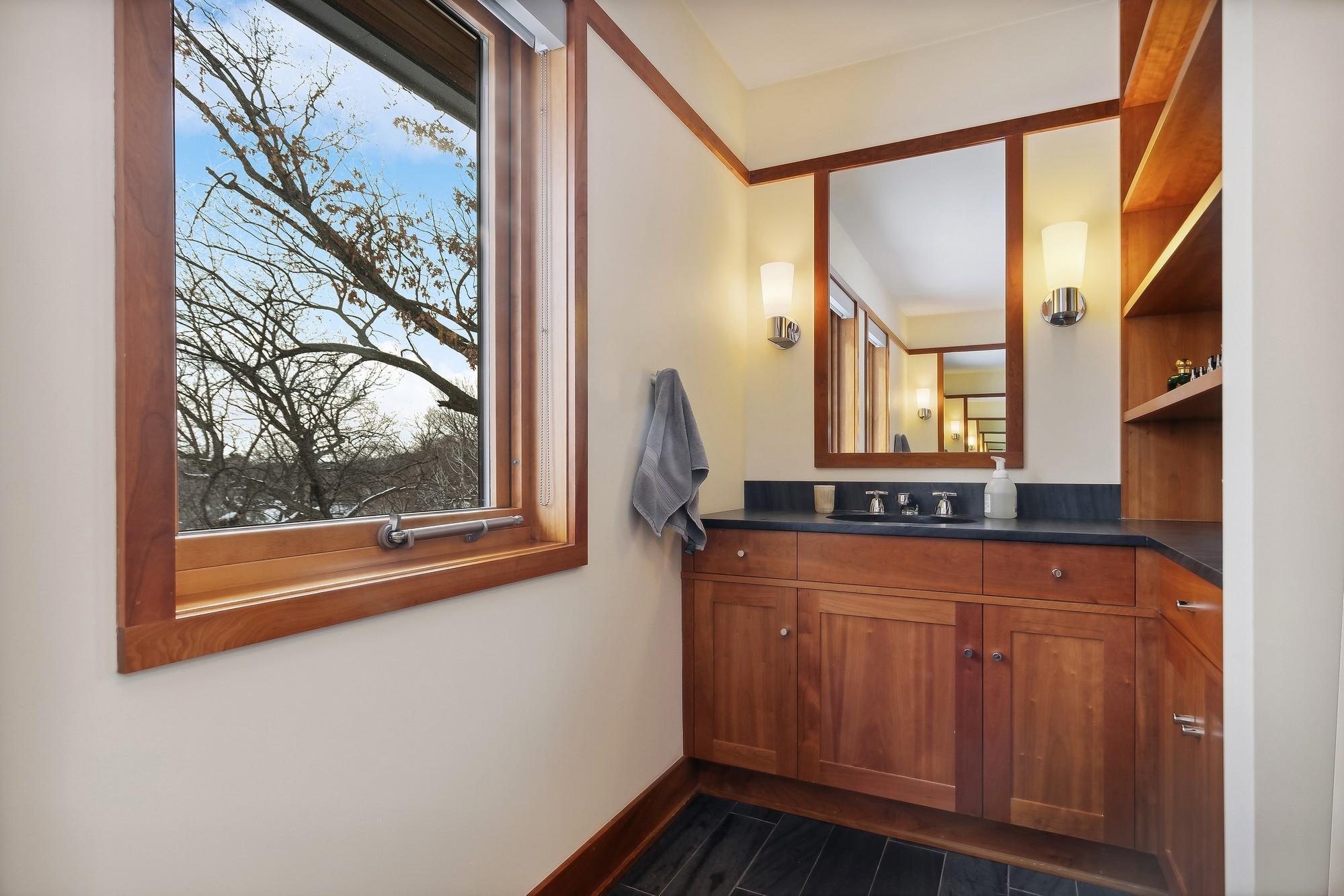 One of Two Vanities in Owner's Bath