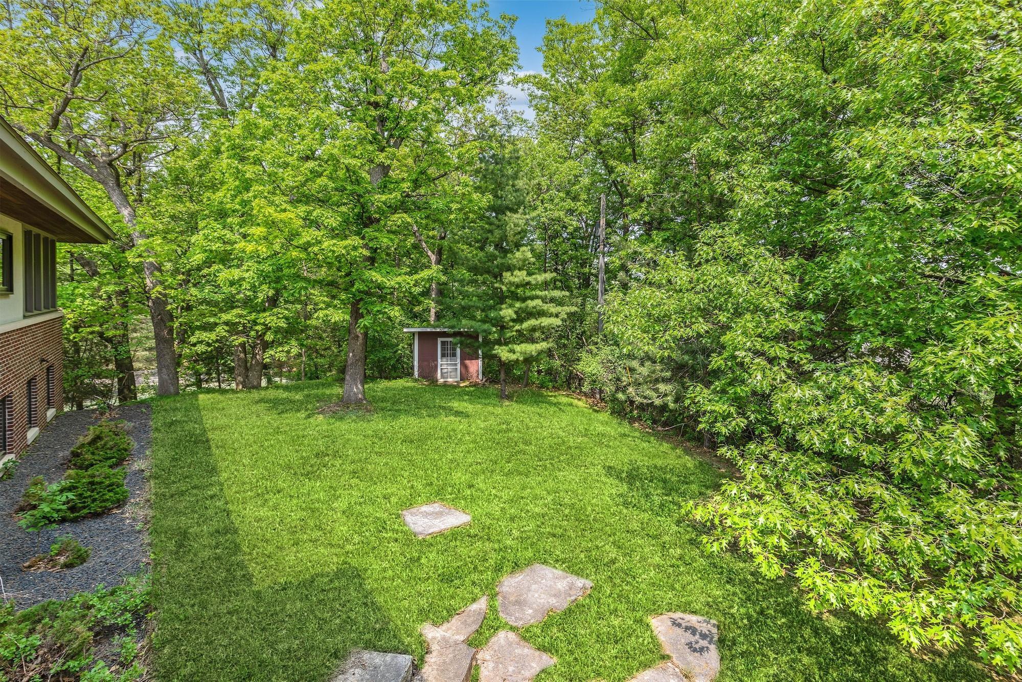 Backyard Area with Storage Shed