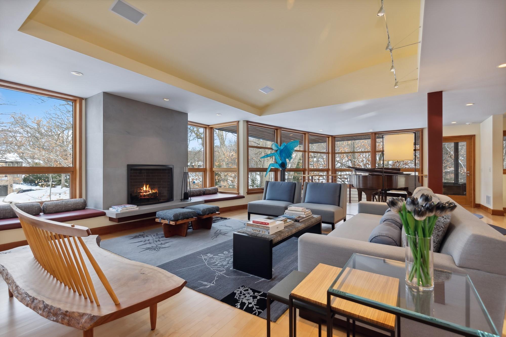 Radius (Curved) Wall of Windows in Great Room - An Abundance of Natural Light and Marvelous Views