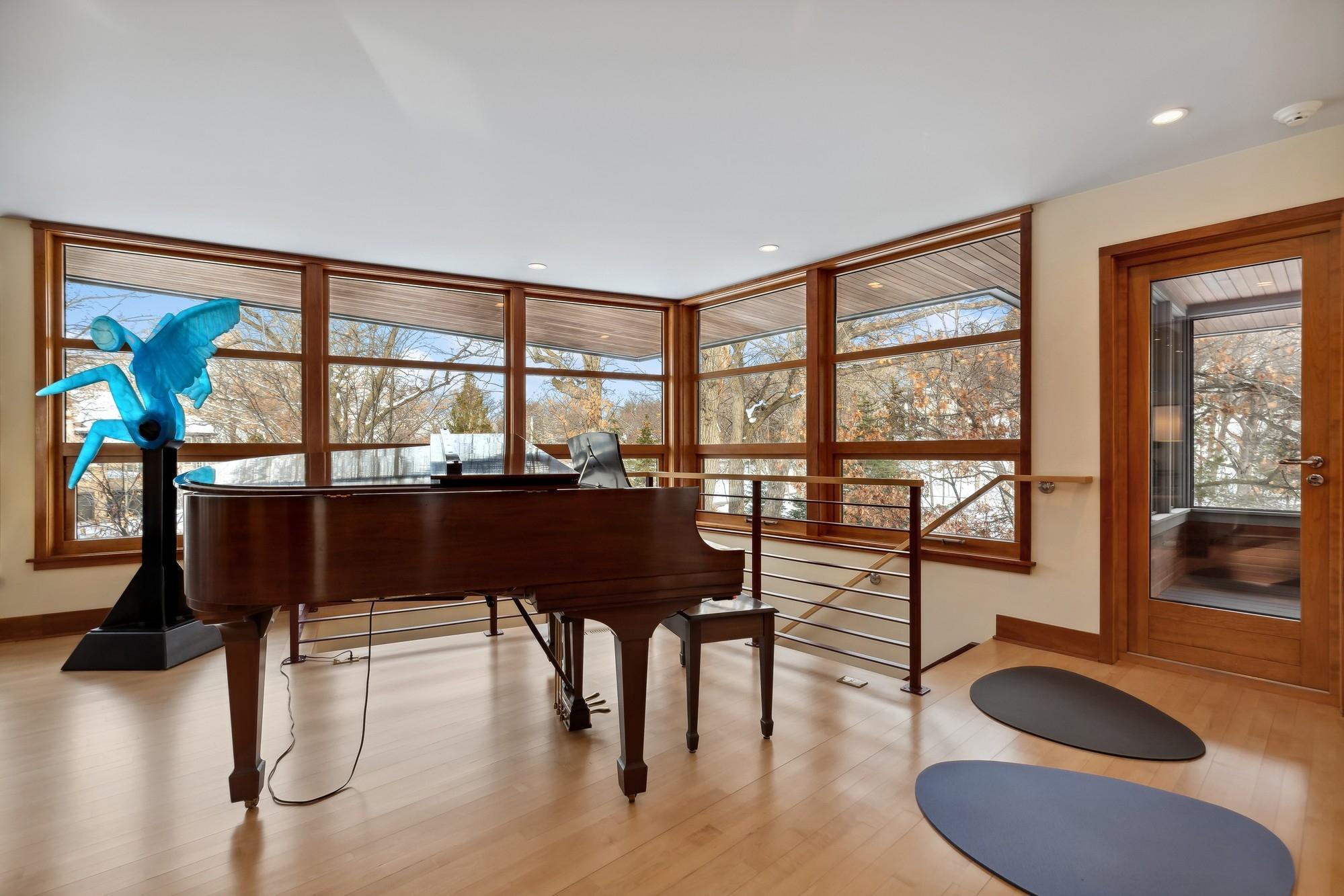 Convenient Curved Second Stairway to Lower Level