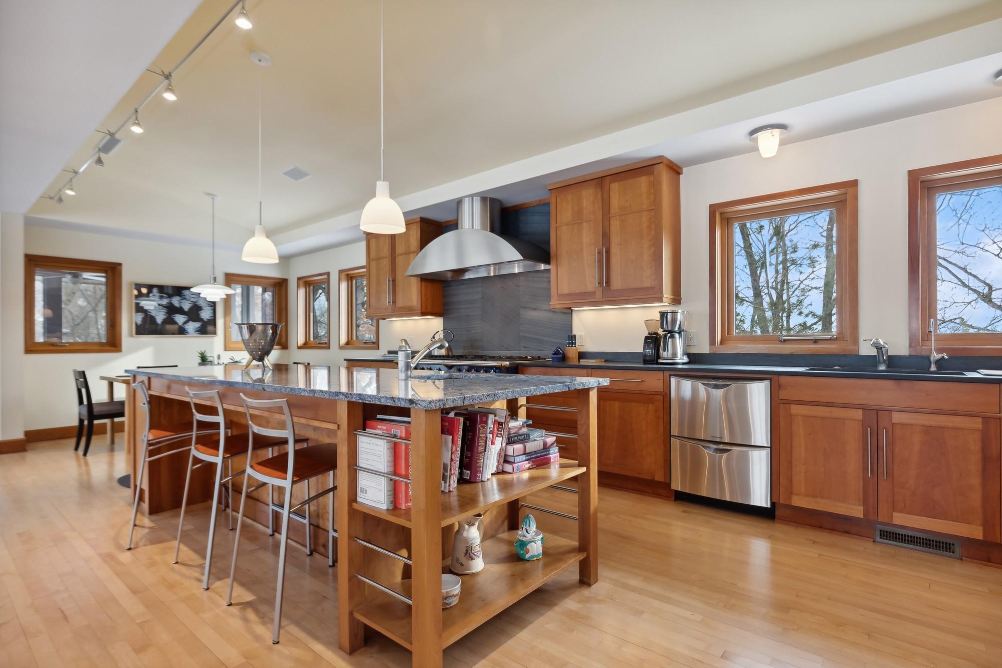 Rich Cherry Cabinetry