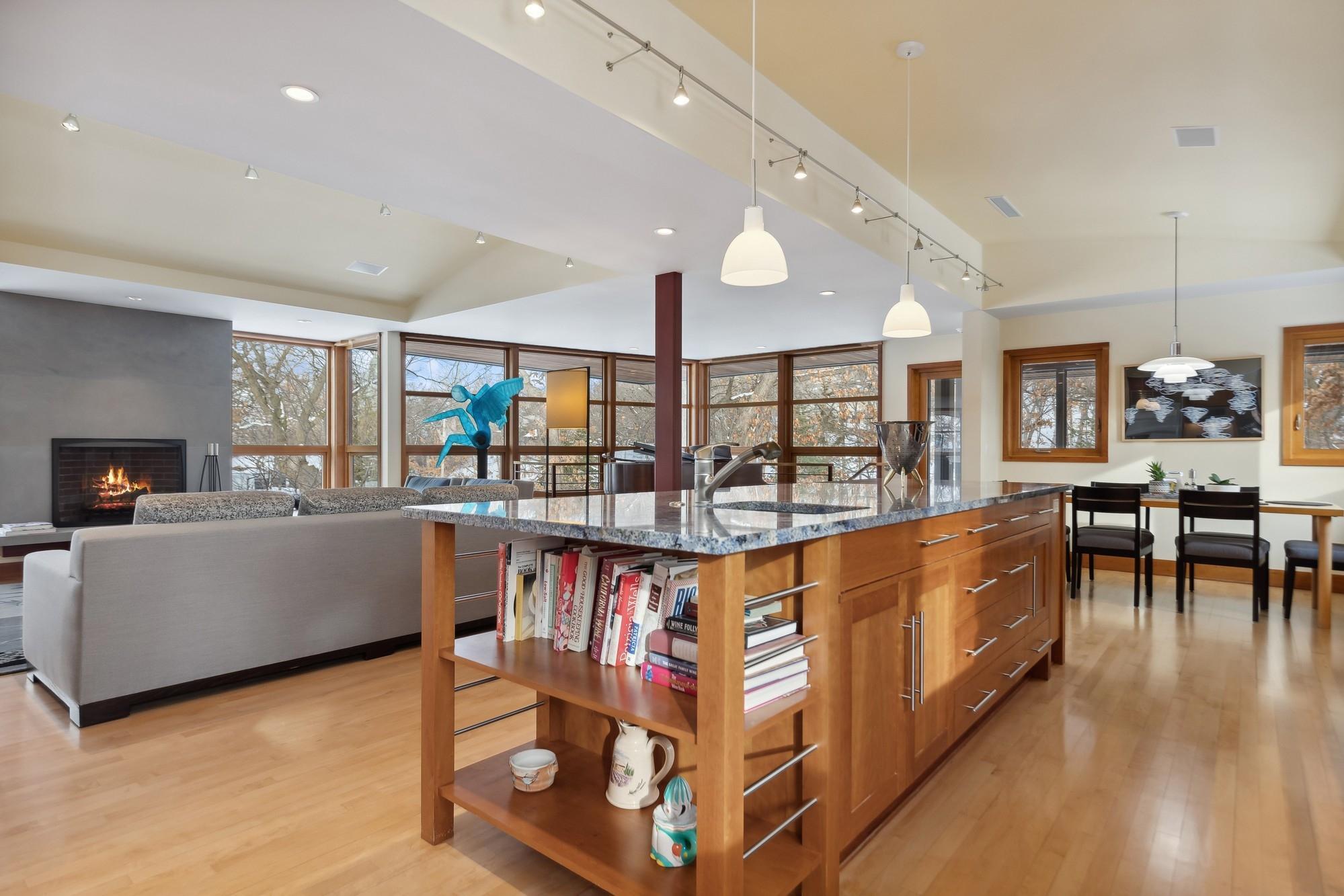 Bahia Granite on Large Kitchen Island