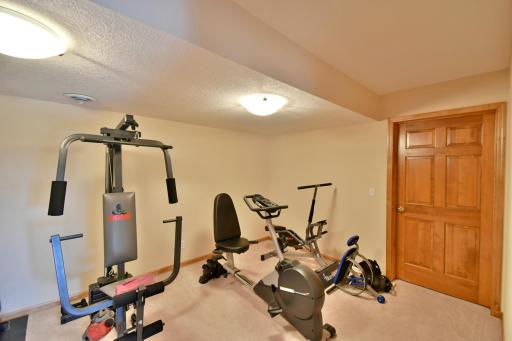 Basement workout area, could be converted to craft room or flex room.