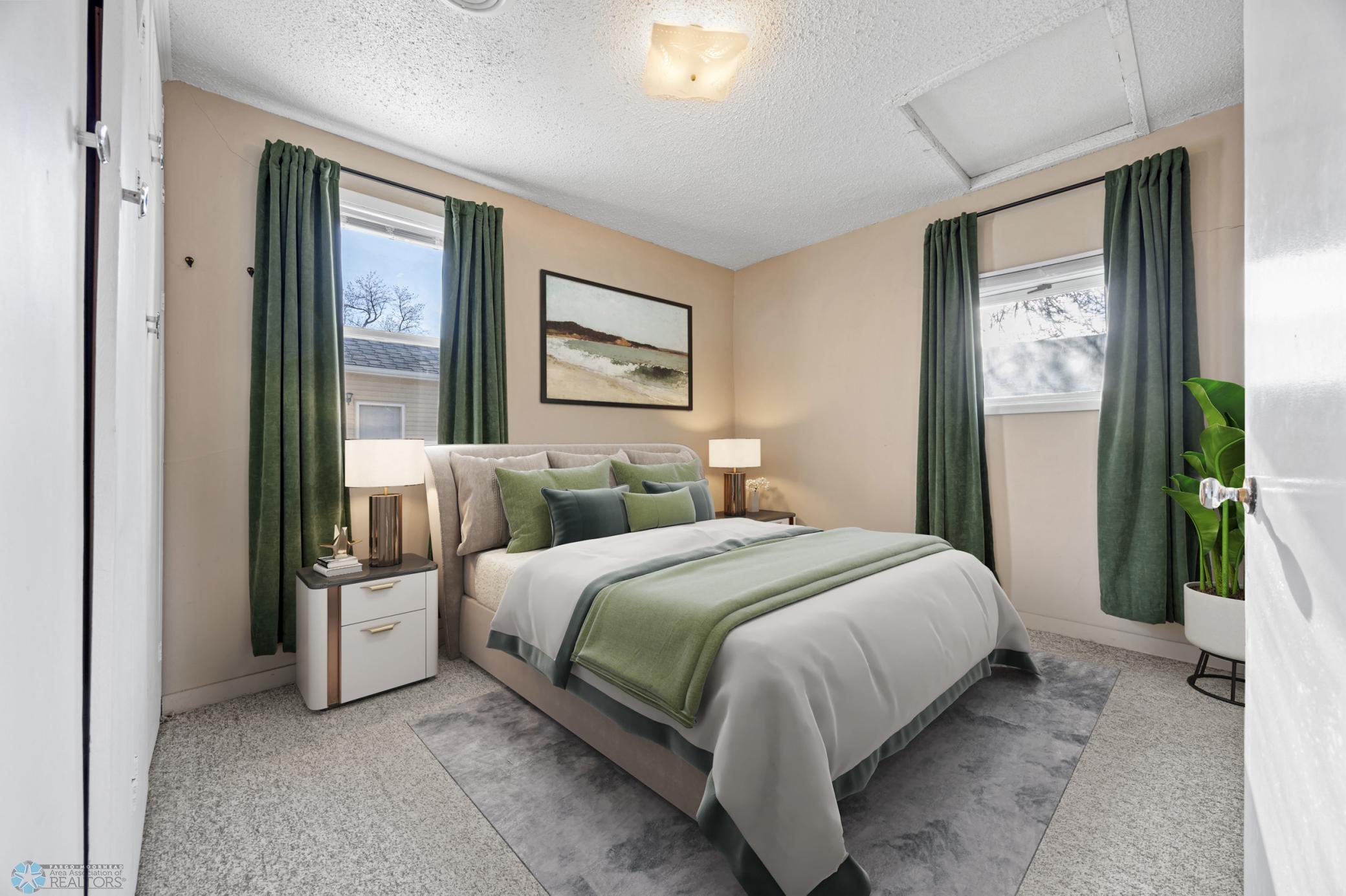 Bedroom 1 - virtually staged