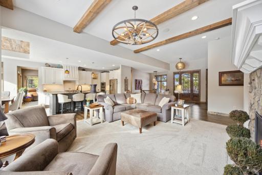 Imagine entertaining with the open flow of this floor plan and natural light.