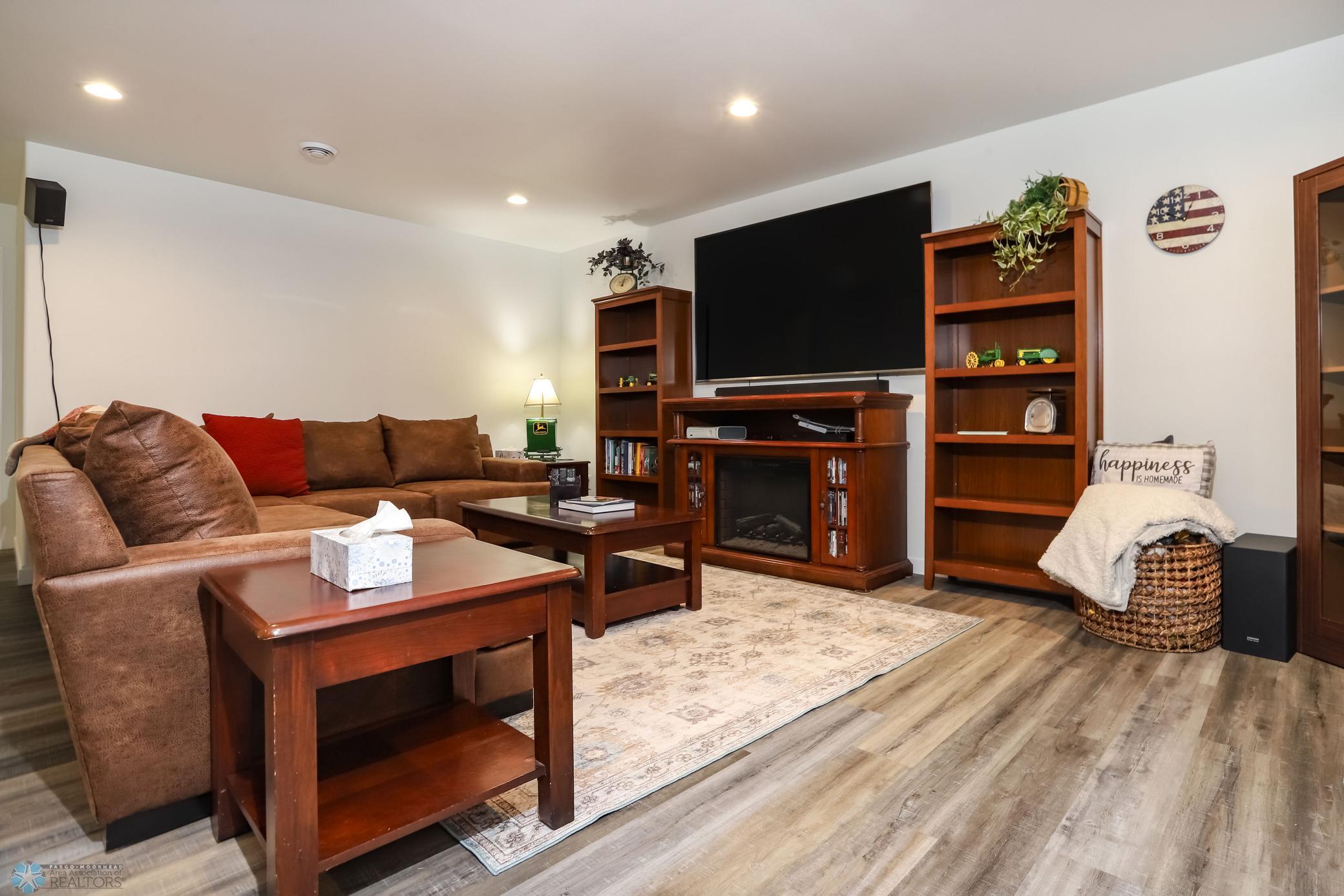 Family Room in Lower Level