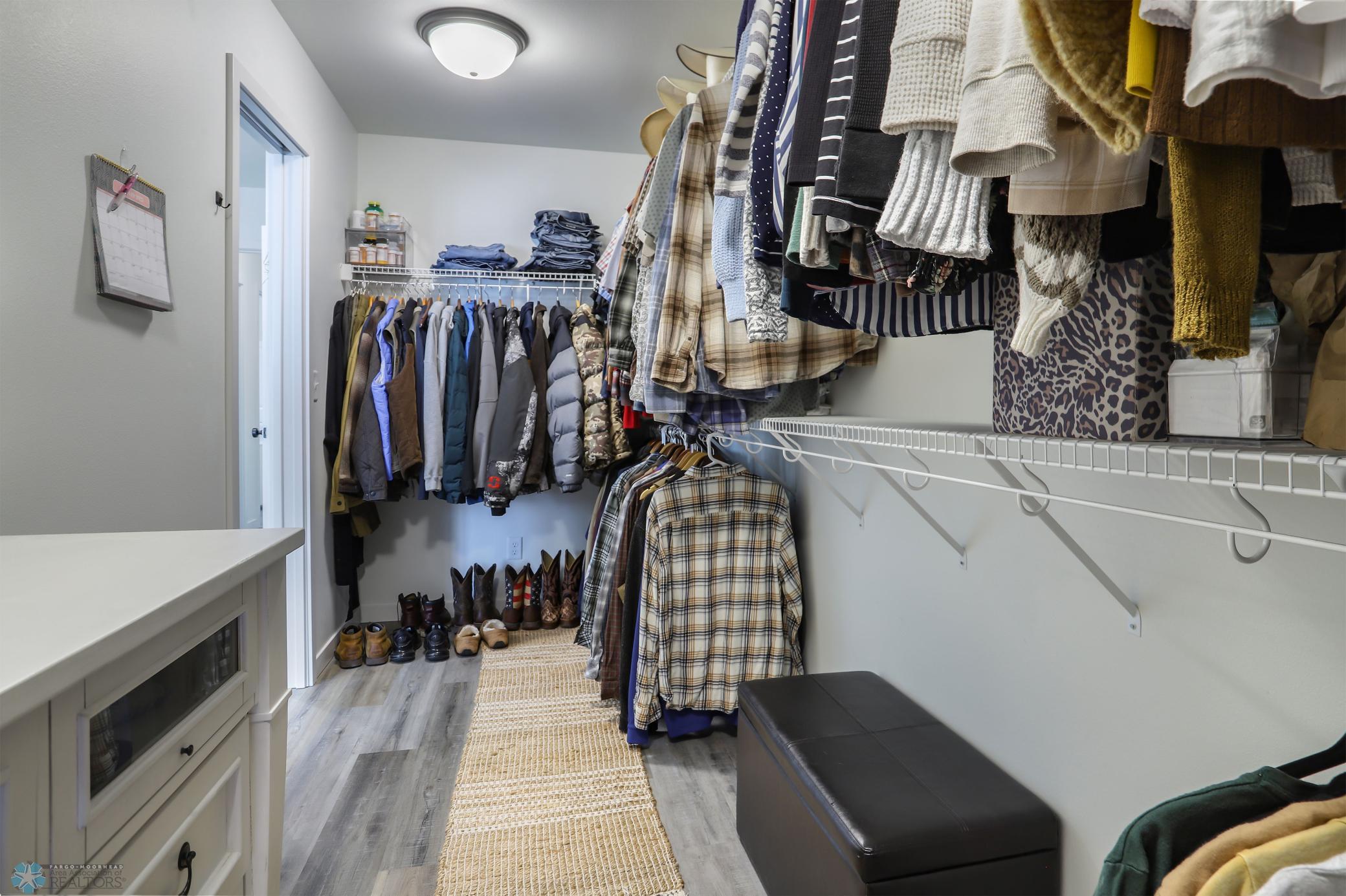 Walk-In Closet in Primary over 12 feet long!