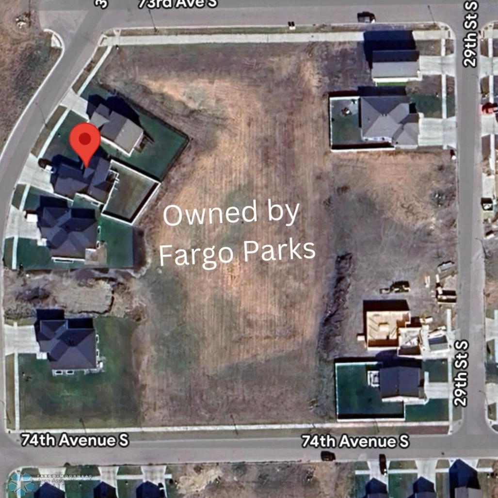 Property behind owned by Fargo Parks