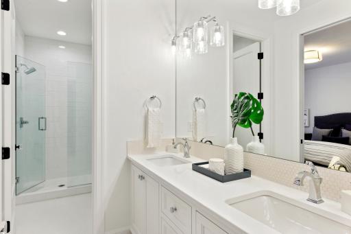 Lower Level Ensuite 3/4 Bathroom - Photo of previous model