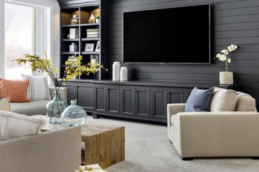 Lower Level Family Room - Photo of previous model