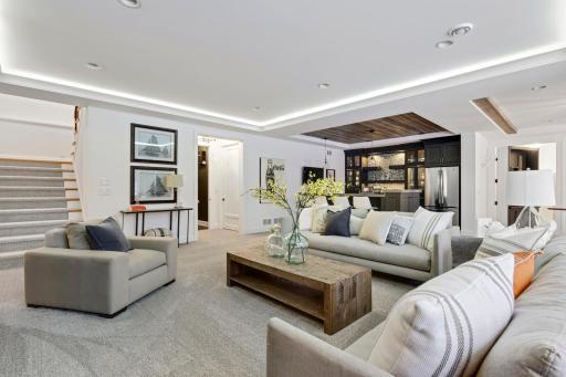 Lower Level Family Room - Photo of previous model