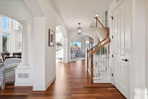 View looking from entryway through the home.