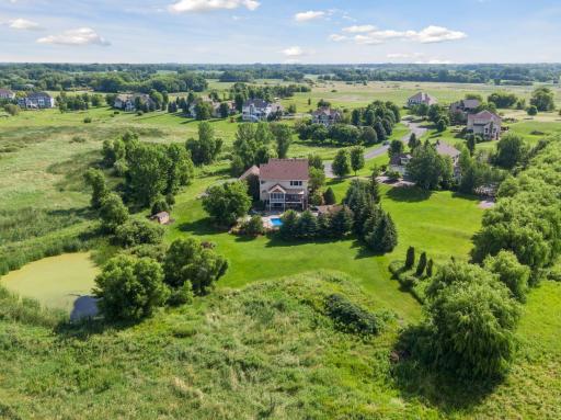 Home is tucked into the neighborhood and located at the end of a cul de sac providing the best of both worlds - privacy and neighbors to borrow a cup of sugar from.